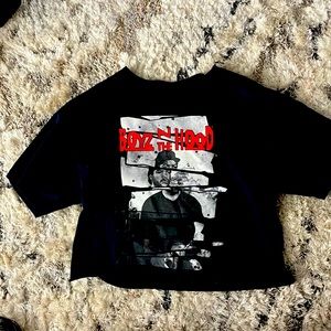 Boys in the hood crop top
